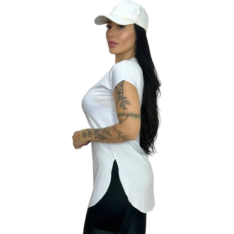 kit 3 blusas femininas tapa bumbum academia fitness cores sortidas