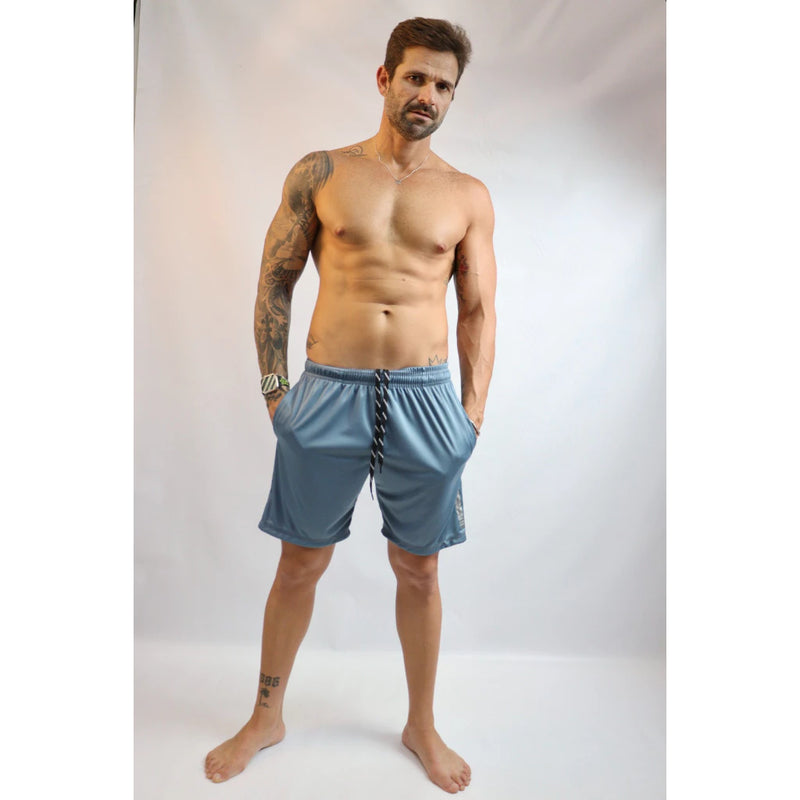 Bermuda Masculina Dry Fit Lisa Treino Academia Corrida