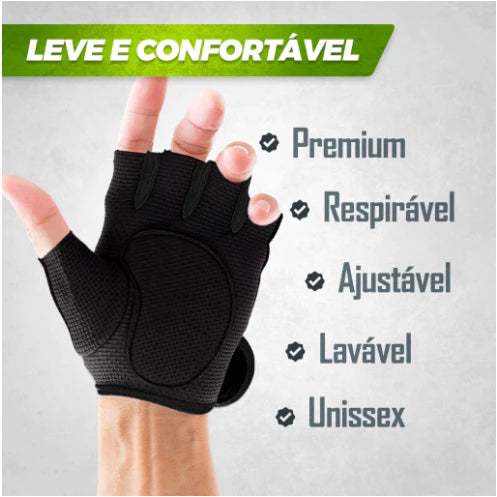 Par De Luva Para Academia Neoprene Treino Musculação Feminina Masculina PRONTO ENTREGA