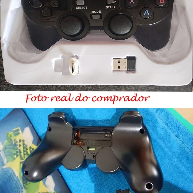 Controle De Jogo Sem Fio De 2.4Ghz Gamepad Para Ps3 Pc Tv celular Android