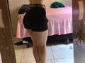 Short Alfaiataria Feminino Social com Cinto Cintura Alta